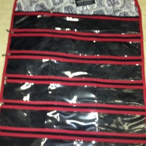 Hanging jewelry organizer