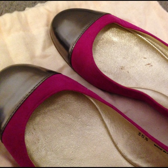 SOLD!! Jimmy Choo 5.5 Whirl Flats - Picture 2 of 2