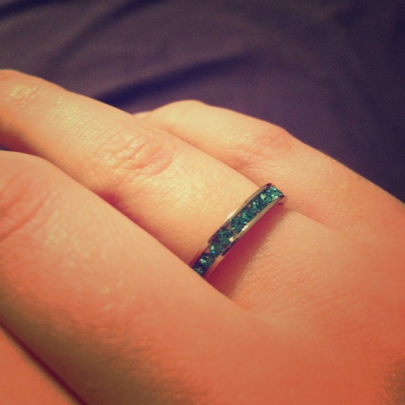 Blue Studded Ring *trade*