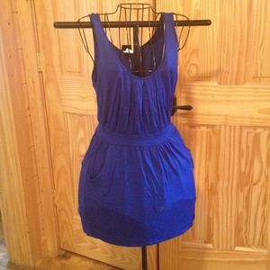 Blue dress with pockets!!