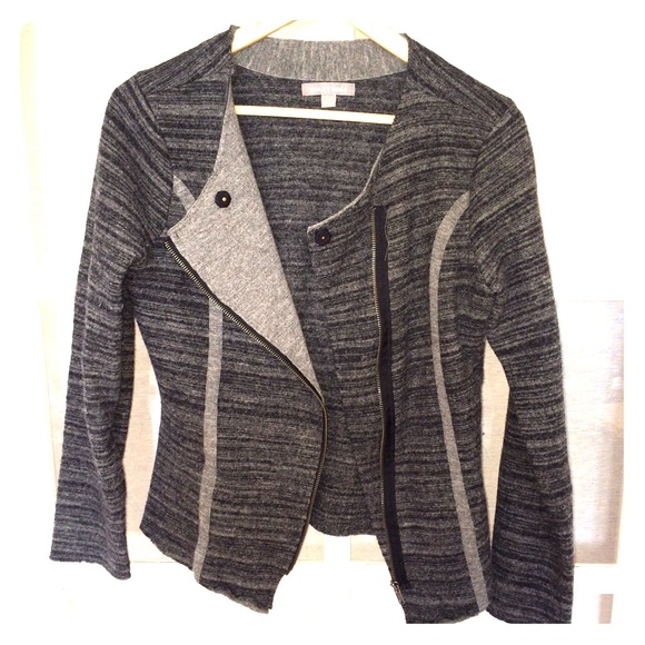 🎉HP🎉Tinley Road grey wool moto jacket