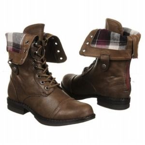 Steve Madden "Zorrba" Dark brown combat boots