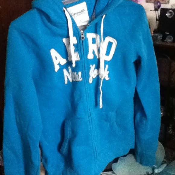 Blue Aeropostale zip-up jacket