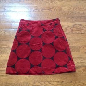 Boden Pinwale Cord Skirt