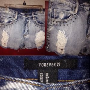 High waisted Forever 21 shorts