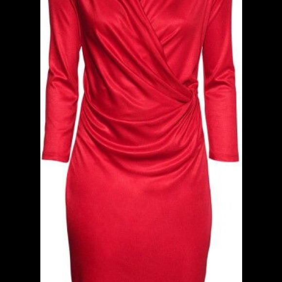 Red Jersey Dress - Picture 1 of 2