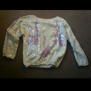 Vintage sequins blouse