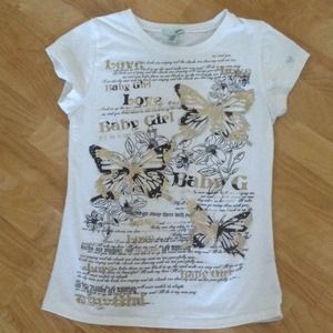 ❌SOLD❌Cute gold and brown tee