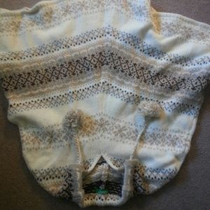 The Colors of Benetton Poncho