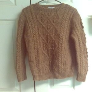 Hand stitched wool sweater