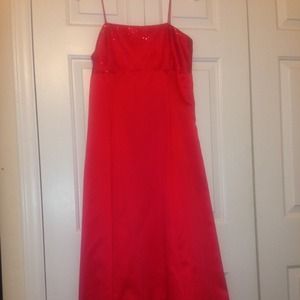 Red prom dress