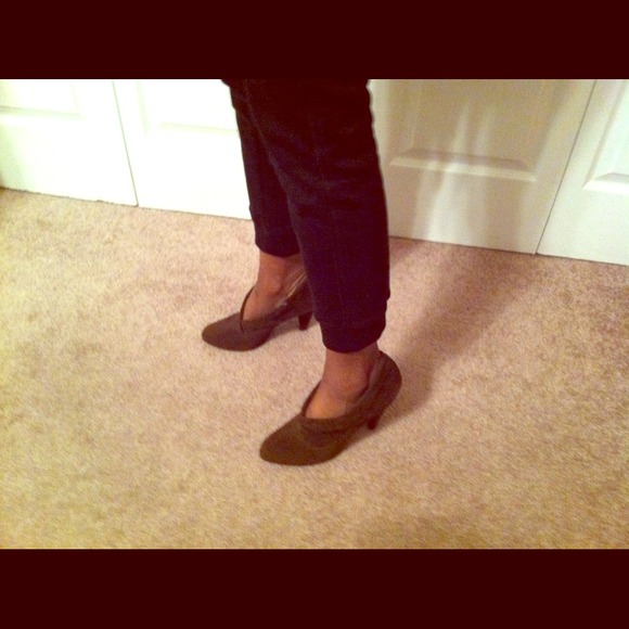 Brown booties