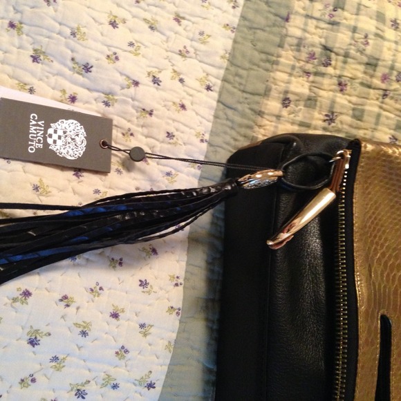 Vince Camuto Clutch in Bronze and Black - Picture 4 of 4