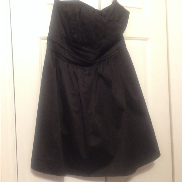 David's Bridal black cocktail dress. - Picture 1 of 4