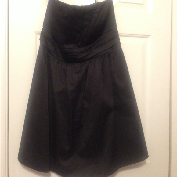 David's Bridal black cocktail dress. - Picture 2 of 4