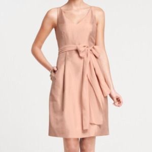 Ann Taylor size 8 silk Dupioni cocktail dress