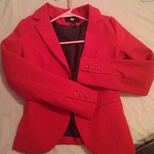 H&M red blazer