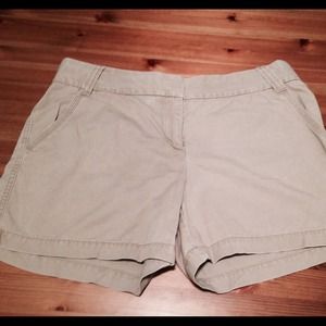 SOLD. J. Crew Khaki Shorts
