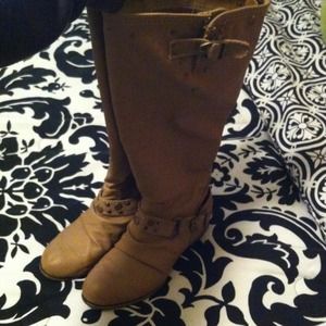 Tan boots