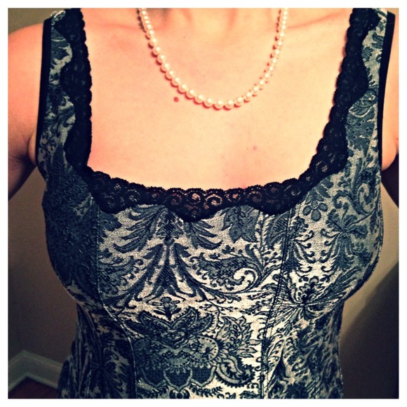 White House Black Market Fitted Cami