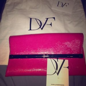 Diane VonFurstenberg envelope clutch
