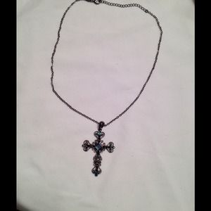 Lia Sophia cross necklace