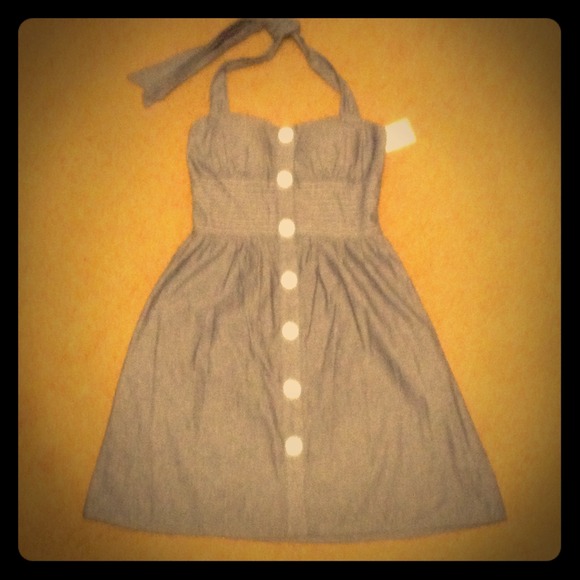 50's Style Denim Dress