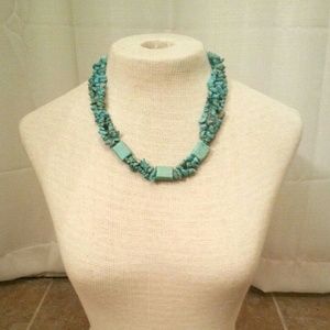 Blue Stone Necklace