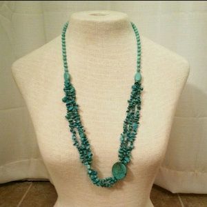 Blue Stone Necklace