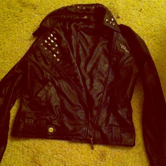 Rocawear Leather Studded Jacket Women's