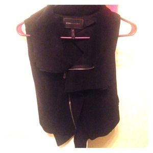 BCBG vest. Casual. All black.