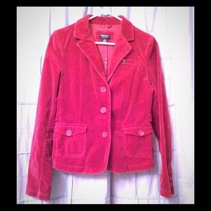 American Eagle vintage red velvet blazer