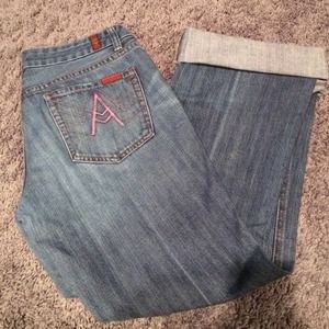 Seven for all mankind crop jeans
