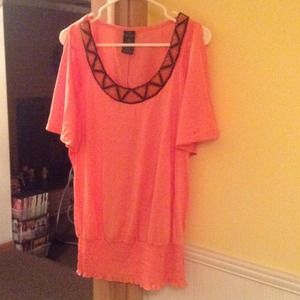 Coral cove cold shoulder top