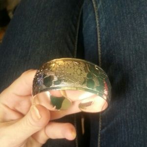 FLASHSALE Tibetan silver cuff bracelet never worn.