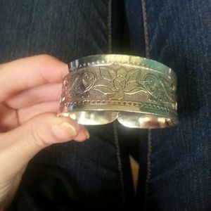 SALE!! Tibetan silver cuff bracelet never worn.