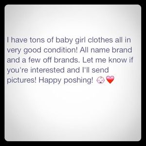 Baby girl clothing