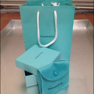 Tiffany & Co bag, box, and pouch