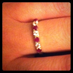 ⚡️REDUCED⚡️Ruby topaz .925 sterling silver ring