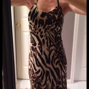 Leopard cotton dress