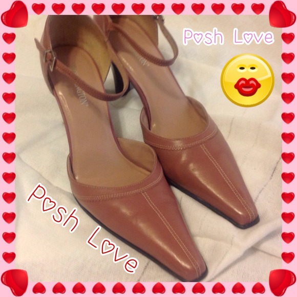Pink Ankle Strap  Dress Shoes *Reduced - Picture 1 of 2