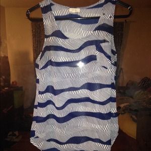 Beautiful stripped and loose tank top