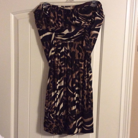 Animal print dress