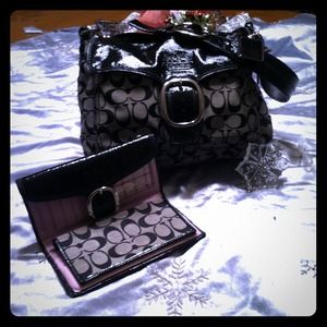 Coach Purse beautiful. Bag and wallet trade
