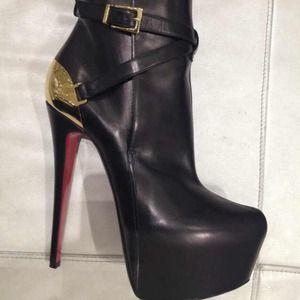 Louboutin black boots