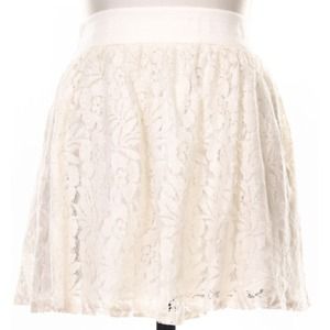 Skirts - ❗LAST ONE❗New Cream Flower Lace Skater Skirt Skirts - ❗LAST ONE❗New Cream Flower Lace Skater Skirt