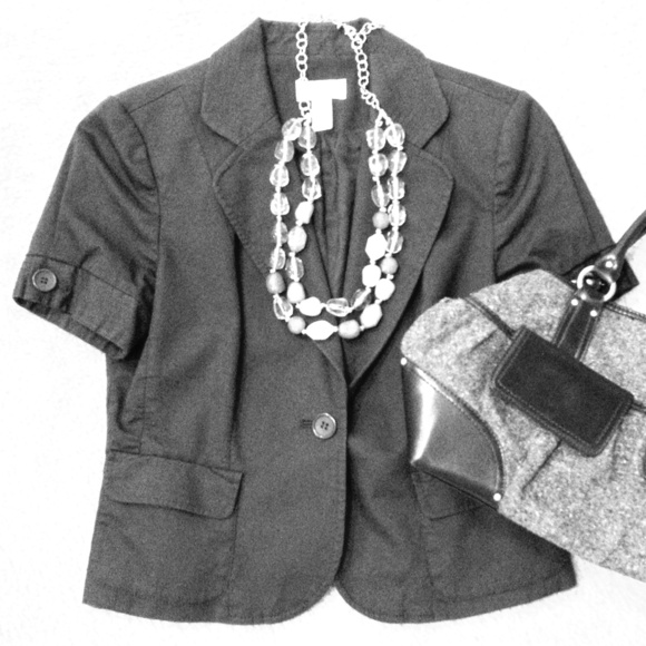 Chocolate Brown Short Sleeved LOFT Jacket - Picture 1 of 4