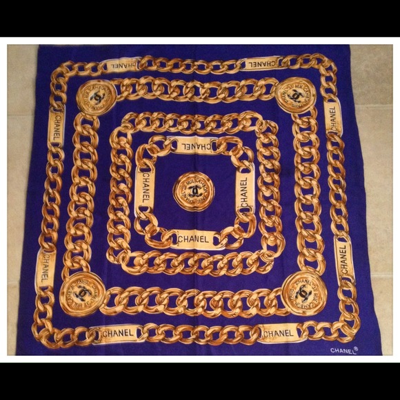CHANEL Accessories - Vintage Chanel Silk Scarf