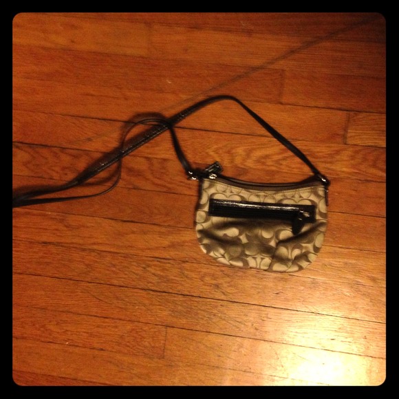 Coach cross body bag purse