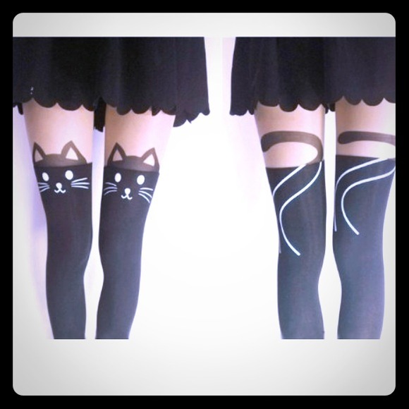 Cat tail tight leggings